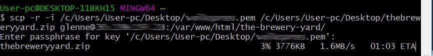 Upload WordPress Files and Database To Remote Host Using SCP Command