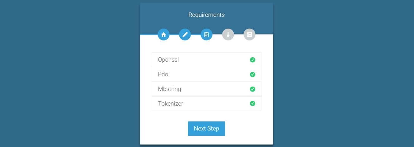 JL Token - Queue Management System - setup wizard - requirements
