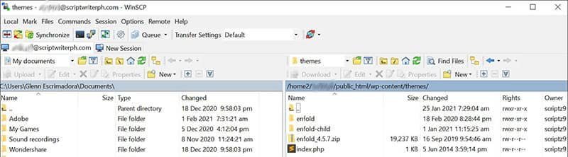 Go to your-project-folder wp-content themes folder, then extract or unzip the Enfold zip