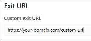 WebinarPress custom exit URL