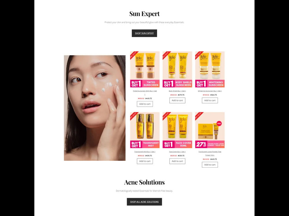 Bello Essentials WooCommerce Website Featured Products