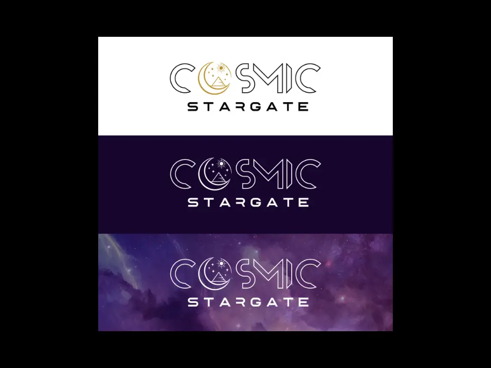 Cosmic Stargate logo design