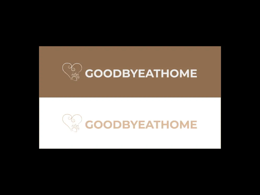 Goodbye at Home logo design