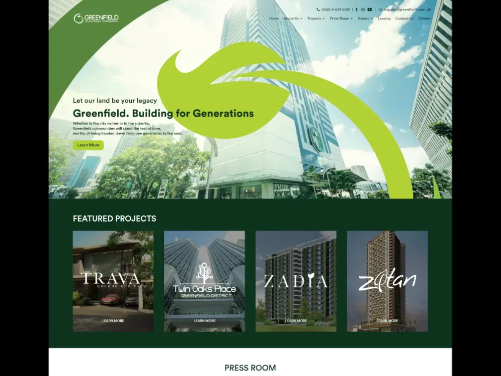 Greenfield District - Home page