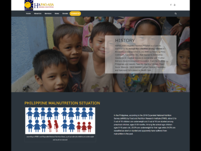 Hapag asa Donation Website About Page