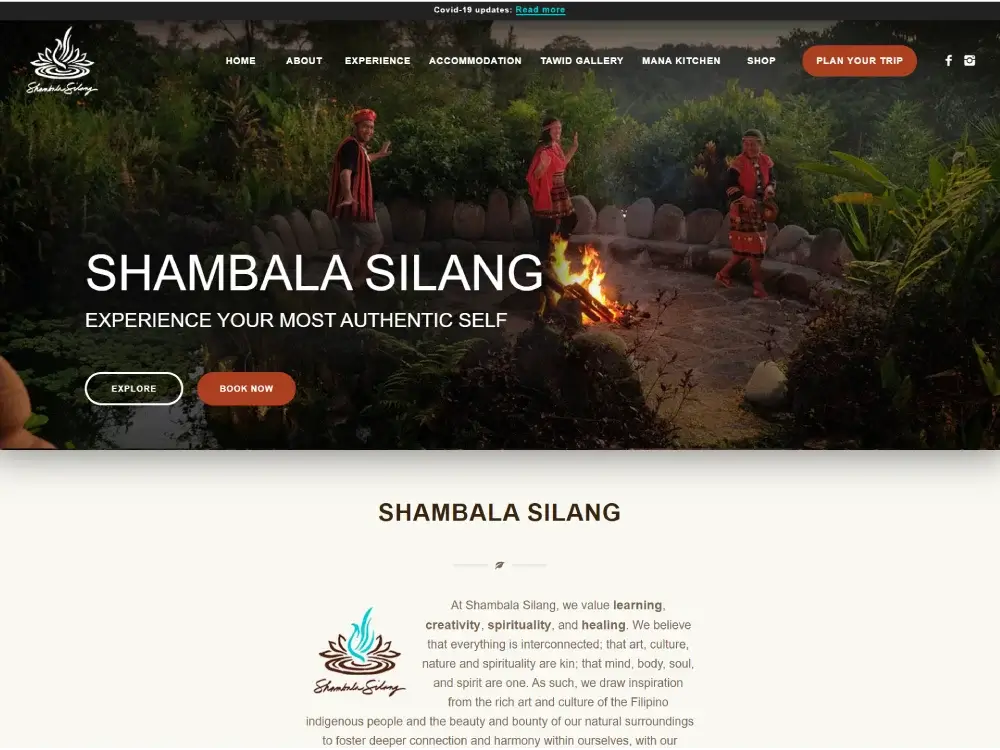 Shambala Silang Home Page